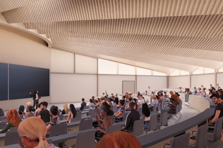 An impression of the New College lecture theatre